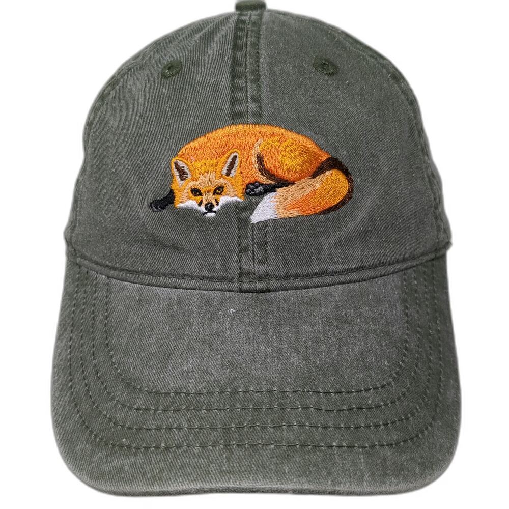 Eco Baseball Cap Green One Size Fox Lewis & Clark National Historic Trail Hat